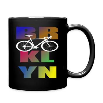 Bicycle Race Retro Design - Full Colour Mug - black - Right
