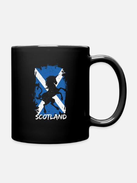 Cadeau de cheval ecosse - Mug uni - noir