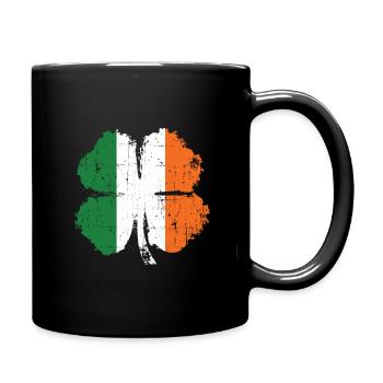 Irlande Trèfle cadeau - Mug uni - noir - Droite