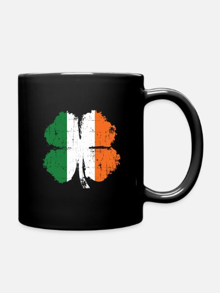 Irlande Trèfle cadeau - Mug uni - noir