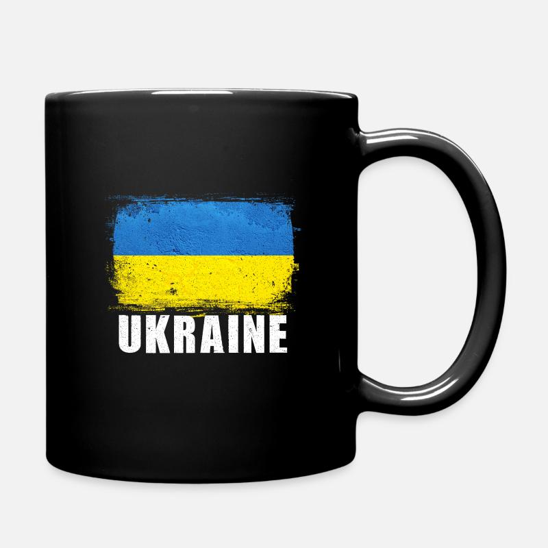 Ukraine - Full Colour Mug - black