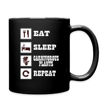 Carnivorous Plants Tshirt Venus - Full Colour Mug - black - Right