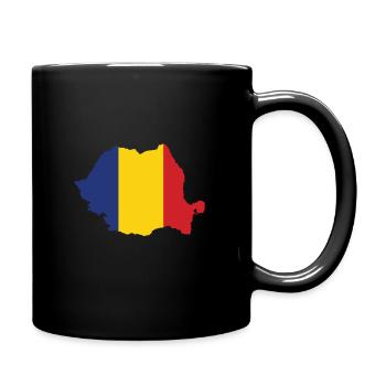 Roumanie - Mug uni - noir - Droite