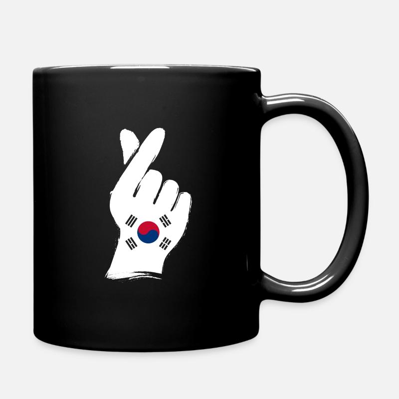 Südkorea - Tasse einfarbig - Schwarz