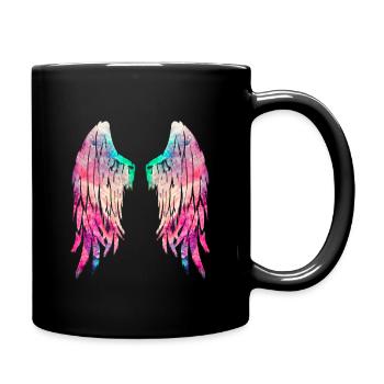 ailes d'ange - Mug uni - noir - Droite