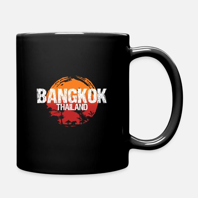 Bangkok - Tasse einfarbig - Schwarz