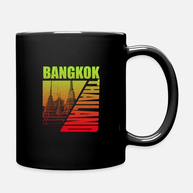 Bangkok - Full Colour Mug - black