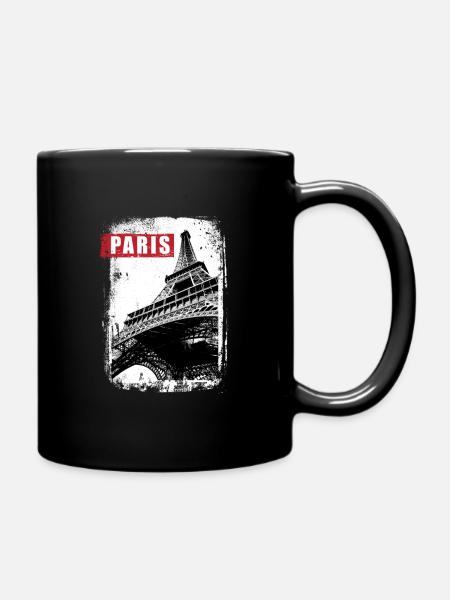Paris - Tasse einfarbig - Schwarz