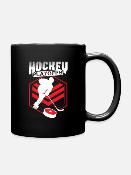 ice Hockey - Full Colour Mug - black