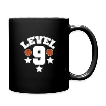 9e anniversaire Basket-ball Sport Garçon Cadeau - Mug uni - noir - Droite