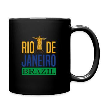 Brasilien Rio de Janeiro - Tasse einfarbig - Schwarz - Rechts