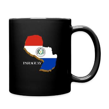 Paraguay - Tasse einfarbig - Schwarz - Rechts