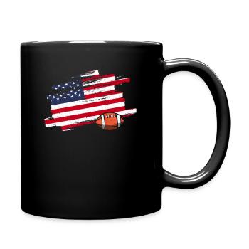 Football USA - Full Colour Mug - black - Right