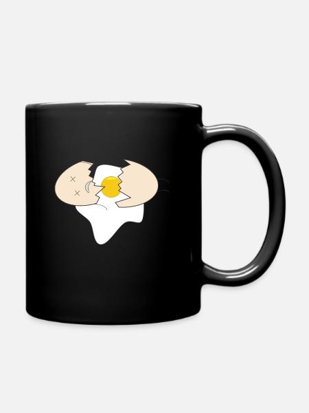 L'œuf est mort - Mug uni - noir