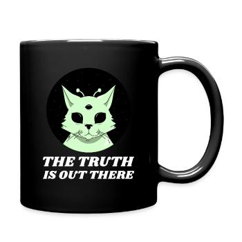 The Truth is out There Space Cat - Mug uni - noir - Droite