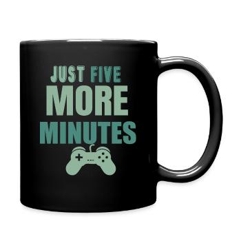 Encore cinq minutes - Mug uni - noir - Droite