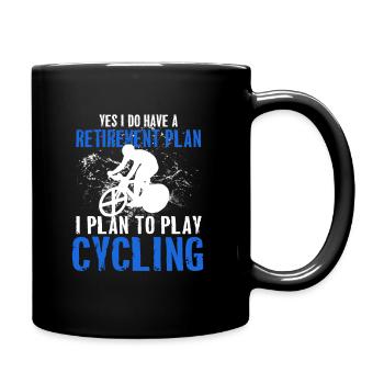 Drôle de vélo de vitesse VTT Vélo cadeau pour le - Mug uni - noir - Droite