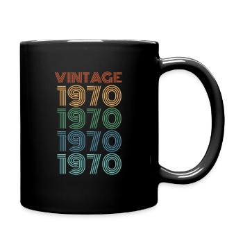 50ème anniversaire 50 ans 1970 cadeau d'anniversaire - Mug uni - noir - Droite