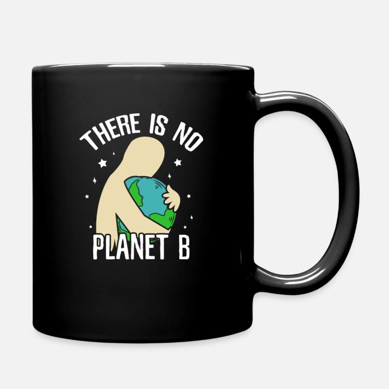 Save The Planet - Tasse einfarbig - Schwarz