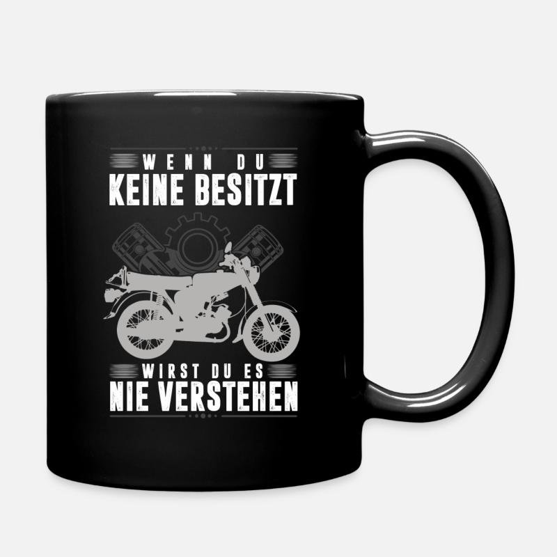 Simson DDR Moped S51 wenn du keine Besitzt, - Tasse einfarbig - Schwarz