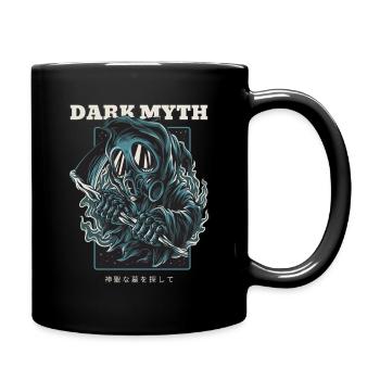 Dark Myth Street Art - Tasse einfarbig - Schwarz - Rechts