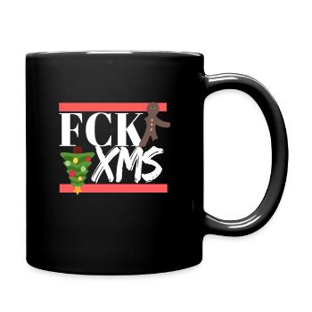 Advent Xmas Ugly Christmas Fck Christmas Anti - Full Colour Mug - black - Right