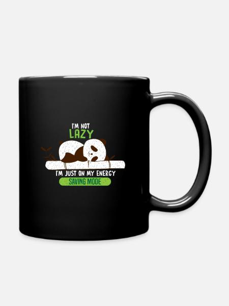 panda - Mug uni - noir
