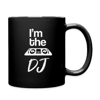 DJ - Full Colour Mug - black - Right