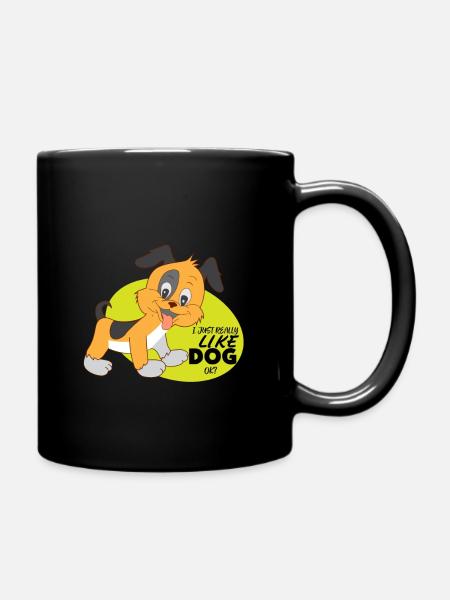 Hunde Hundesport Hundeliebhaber Tier Hund Geschenk - Tasse einfarbig - Schwarz