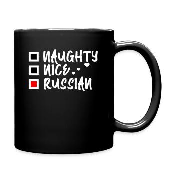 Russie - Mug uni - noir - Droite