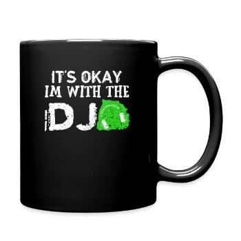 DJ - Mug uni - noir - Droite