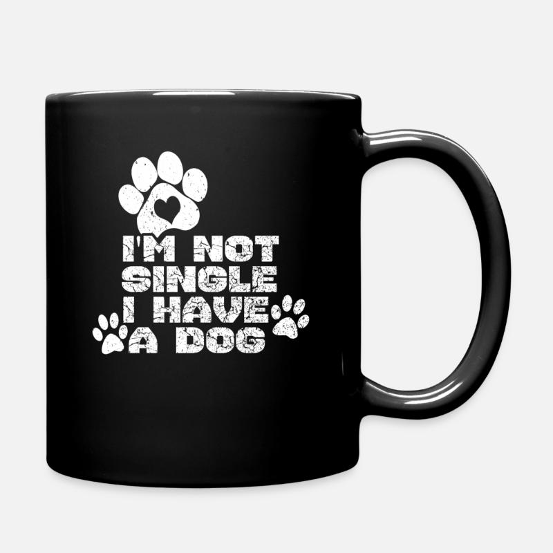 Dog love - Full Colour Mug - black
