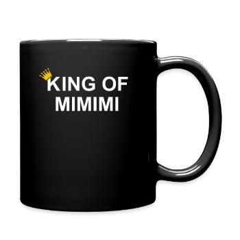 king of mimimi Funny whining humor - Full Colour Mug - black - Right