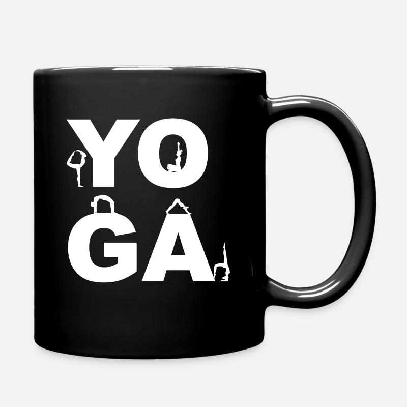 yoga - Mug uni - noir