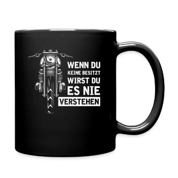 Motorbike If you don't have one you will never ... - Full Colour Mug - black - Right