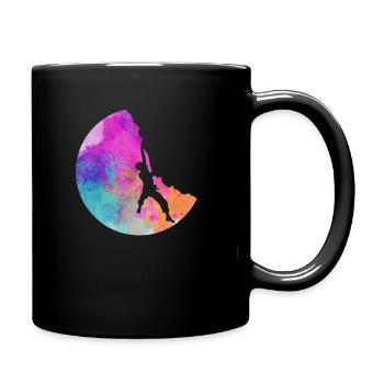 Bouldering escalade des montagnes grimpeurs d'alpinisme - Mug uni - noir - Droite