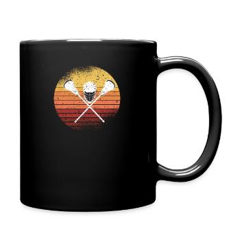 lacrosse - Full Colour Mug - black - Right