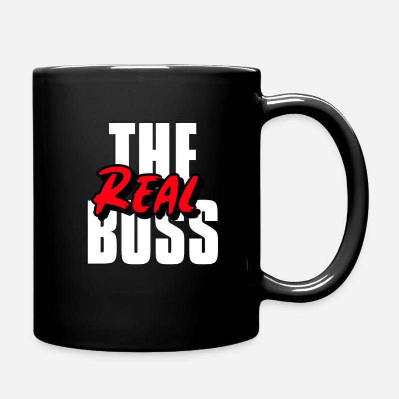 The Real Boss Partnerlook 2 - Tasse einfarbig - Schwarz