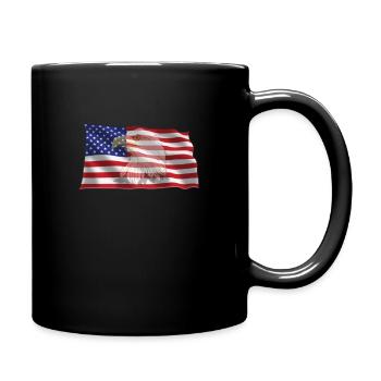 Amérique - Mug uni - noir - Droite