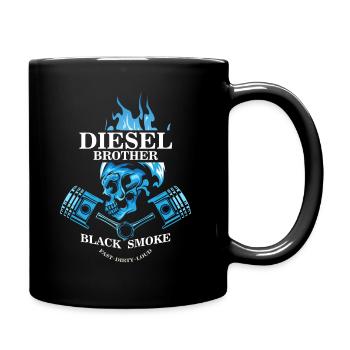Diesel Brother Black Smoke, Fast Dirty Loud - Mug uni - noir - Droite