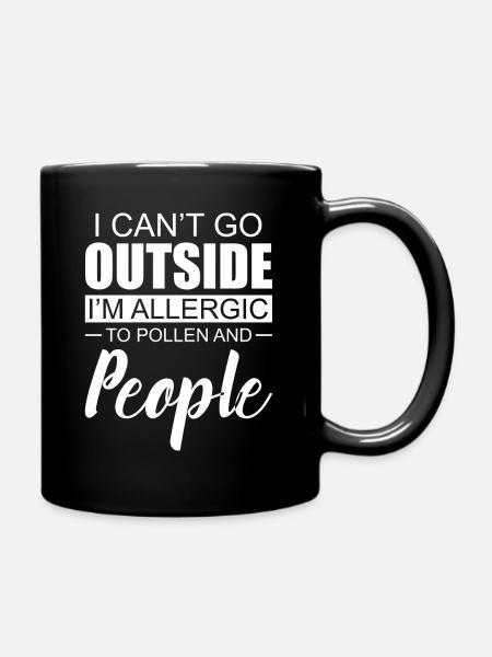 allergy - Full Colour Mug - black