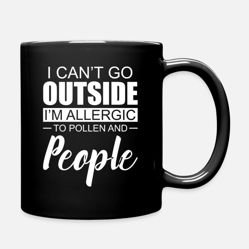 allergy - Full Colour Mug - black