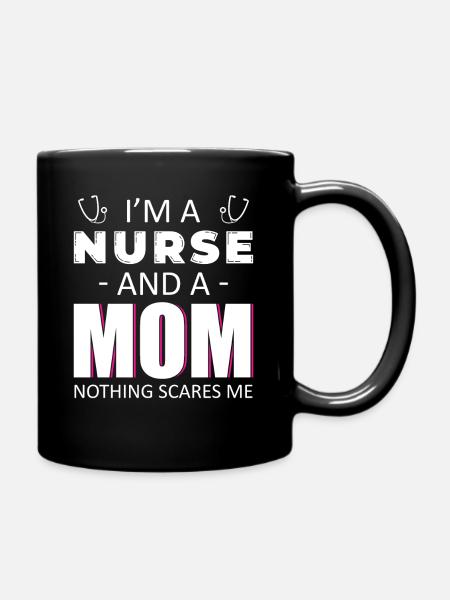 Nurse nurse - Full Colour Mug - black