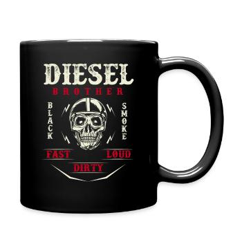 Diesel Power Diesel Brother Black Smoke Dirty Loud - Mug uni - noir - Droite