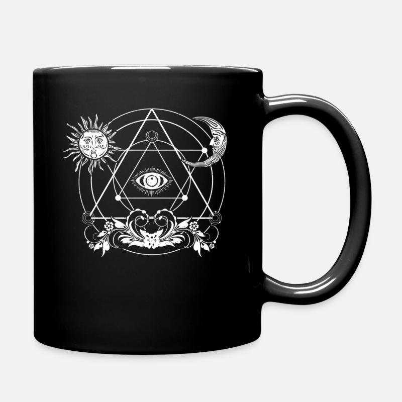 Black Magic 3rd Eye Occult Blackcraft Magic - Full Colour Mug - black