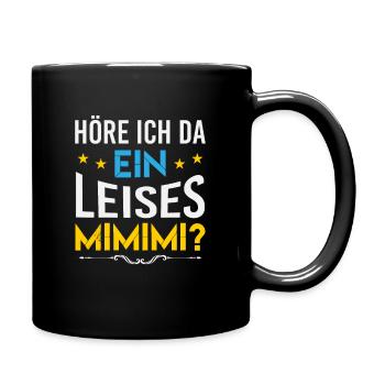 Mimimi - Tasse einfarbig - Schwarz - Rechts