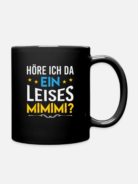 Mimimi - Tasse einfarbig - Schwarz