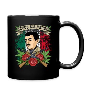 Jésus Malverde Sticker cadeau Jésus Malverde - Mug uni - noir - Droite