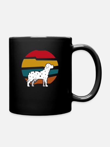 Dalmatiner Hundeliebhaber Hundeliebe Geschenk Hund - Tasse einfarbig - Schwarz