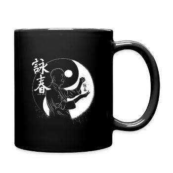 Wing Chun Kung Fu - Full Colour Mug - black - Right